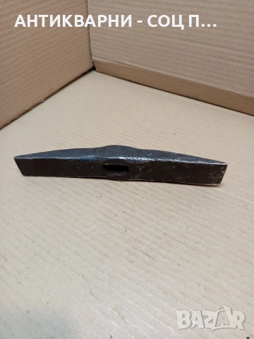 Соц Стар Ръчно Кован Каменоделски Чук 1.400кг. НОМЕР 1634., снимка 3 - Антикварни и старинни предмети - 53878902