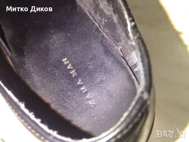 Мъжки обувки естествена кожа леки маркови на Зара Мен №40 стелка 255мм, снимка 10 - Ежедневни обувки - 45607817