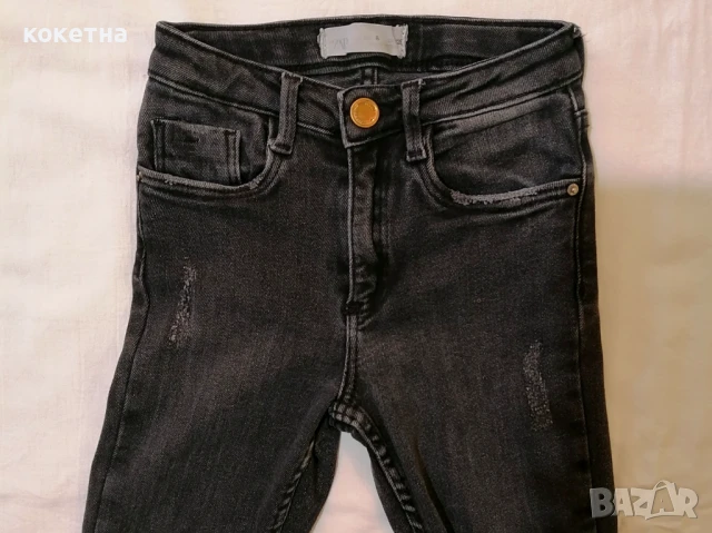 ZARA girls дънки, снимка 2 - Детски панталони и дънки - 50527211