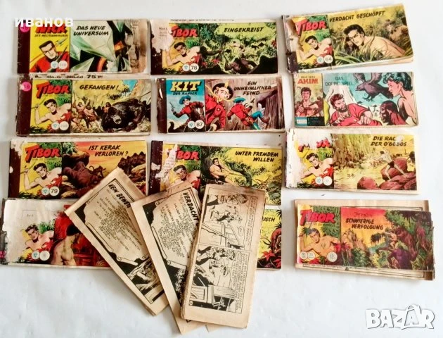 Стари комикси на немски и френски език, снимка 9 - Колекции - 51359697