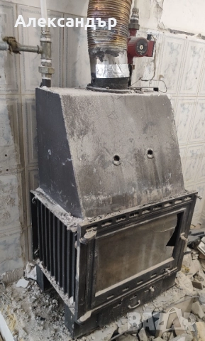 Чугунена камина на дърва с водна риза, снимка 8 - Камини - 52029963