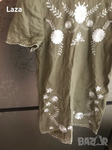 Продавам ленена рокля , снимка 2 - Рокли - 53737952