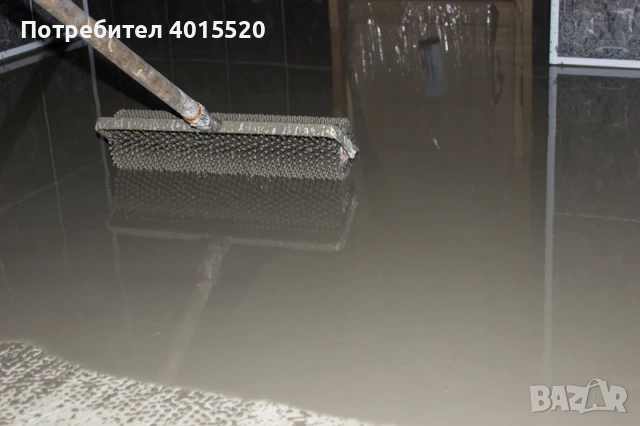 Професионално полагане на саморазливна замазка!, снимка 4 - Кърти, чисти, извозва - 53710802