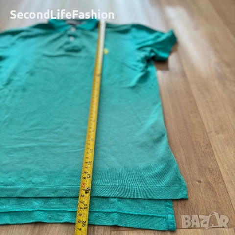 Polo Ralph Lauren мъжка поло тениска размер S синьо зелена , снимка 3 - Тениски - 53786387