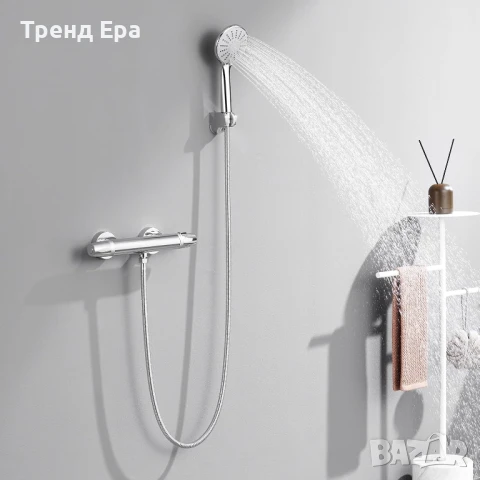 Батерия за баня Auralum - ЧЕРЕН МАТ, снимка 4 - ВИК - 50707083