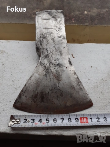 Голям масивен топор Adler брадва секира, снимка 6 - Антикварни и старинни предмети - 53498760