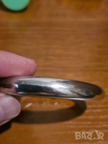 Стара сребърна османска гривна - старинна красота за ценители., снимка 2 - Гривни - 51142053