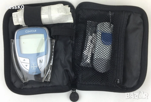 ГЛЮКОМЕР Bayer Ascensia Contour + Подарък BMI ролетка