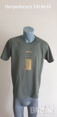 Hugo Boss X Anthony Joshua AJBXNG Cotton Mens Size 50/ L НОВО! ОРИГИНАЛНА Мъжка Тениска!, снимка 7 - Тениски - 46191011