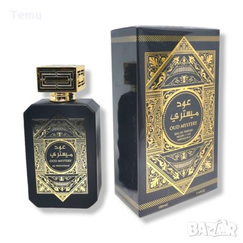 Изключително траен арабски парфюм Oud Mystery Intense за мъже. Ароматът е дървесно-кожест.