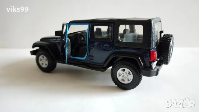 Bburago Jeep Wrangler Unlimited Rubicon 1:32, снимка 3 - Колекции - 49165779