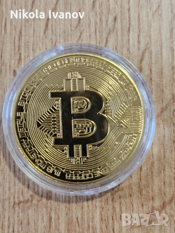 Биткойн монета | Bitcoin | сувенирна колекционерска декоративна|позлатени/посребрени монети| подарък, снимка 6 - Нумизматика и бонистика - 54157786