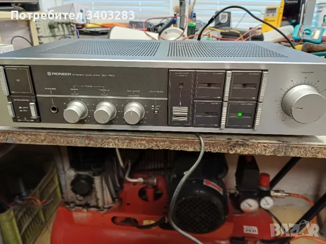 Усилвател Pioneer Sa-750, снимка 6 - Ресийвъри, усилватели, смесителни пултове - 49360299