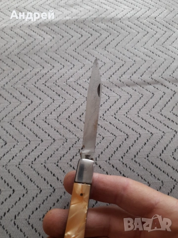 Стар джобен нож,ножче,ножка #174, снимка 5 - Други ценни предмети - 53367526