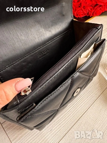 Луксозна Черна чанта код IM304, снимка 4 - Чанти - 36383938