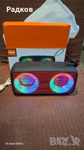 Блутут колонка NB-051 с Радио, USB, TF