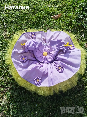 Рокля по модел на торта, снимка 3 - Детски рокли и поли - 53986358