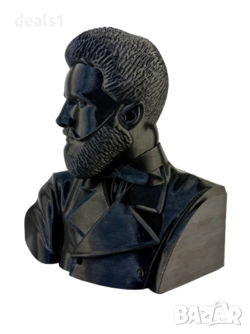 3D Print Уникална декоративна фигура бюст на Христо Ботев, снимка 2 - Колекции - 51892268