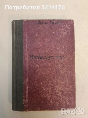 Великият глад - Йохан Бойер (1925)