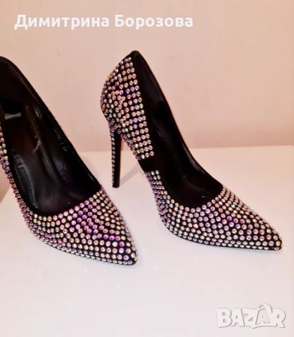 Елегантни дамски обувки на ток, снимка 3 - Дамски елегантни обувки - 45597291