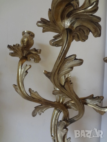 Комлект големи изящни свещници от Виена, снимка 18 - Антикварни и старинни предмети - 53527216