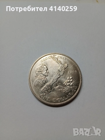 НОВА ЗЕЛАНДИЯ МОНЕТА 1 ДОЛАР 1969 г 