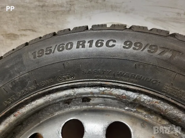 195/60/16C Kumho 9 mm с джанти 16" 5х112 зимни гуми Vw Ford Seat , снимка 14 - Гуми и джанти - 48355162