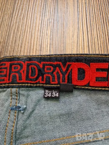 Страхотни мъжки дънки SUPERDRY, размер 34 , снимка 5 - Дънки - 48844901