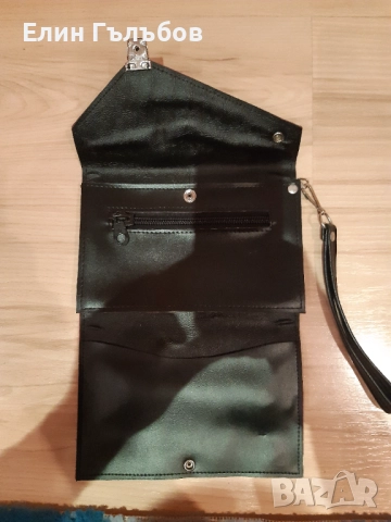 Чантичка, мъжка (ретро) за документи и пари на БДЖ, ест. кожа, неизползвана, снимка 4 - Чанти - 52614772