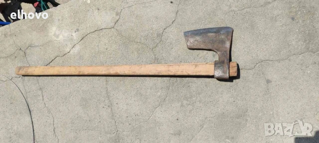 Българска брадва с дълга дръжка, снимка 3 - Антикварни и старинни предмети - 50935911