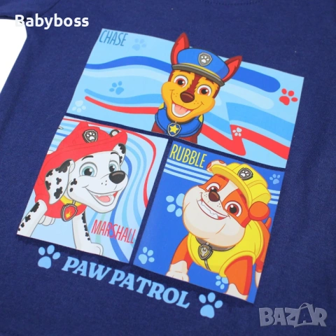 Тениска за момче Пес Патрул, снимка 3 - Детски тениски и потници - 53629707