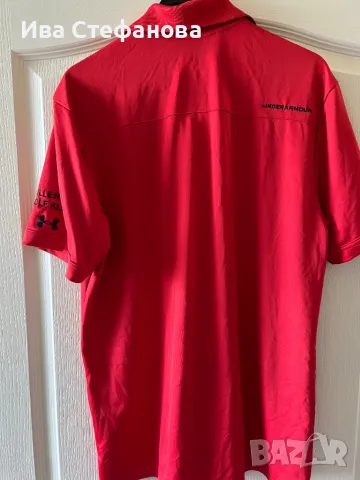 Tshart  T-Shirts Under Armour USA  коралово червена нова оригинална тениска, снимка 2 - Тениски - 50268359
