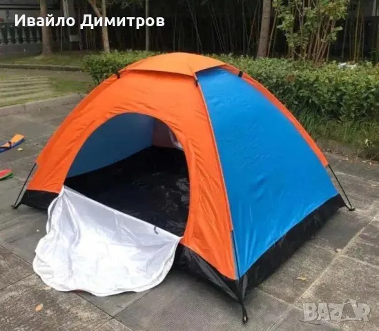 Къмпинг палатка с комарник 3х3м, снимка 1