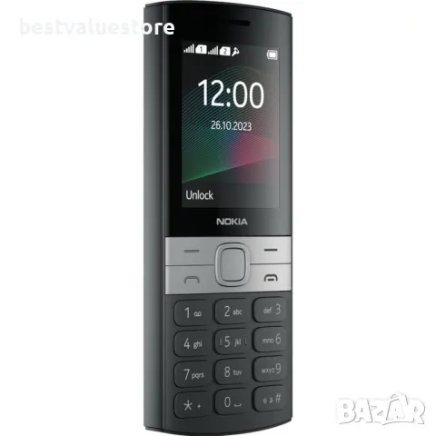 Nokia 150Black Мобилен Телефон Gsm 2.40 , Задна Камера 0.30 Mpx, снимка 2 - Nokia - 49234336