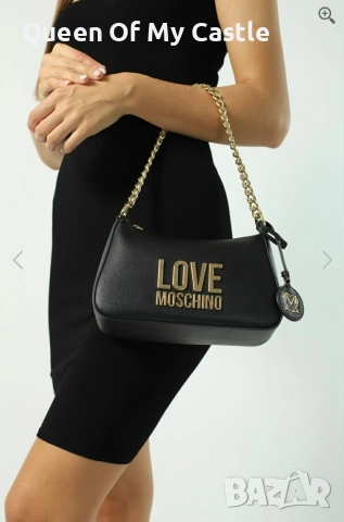 Разкошна чанта love Moschino , снимка 3 - Чанти - 52698307