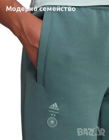 Дамско спортно долнище ADIDAS x DFB Germany Travel Jogging Pants Hazy Emerald, снимка 3 - Спортни екипи - 49213747