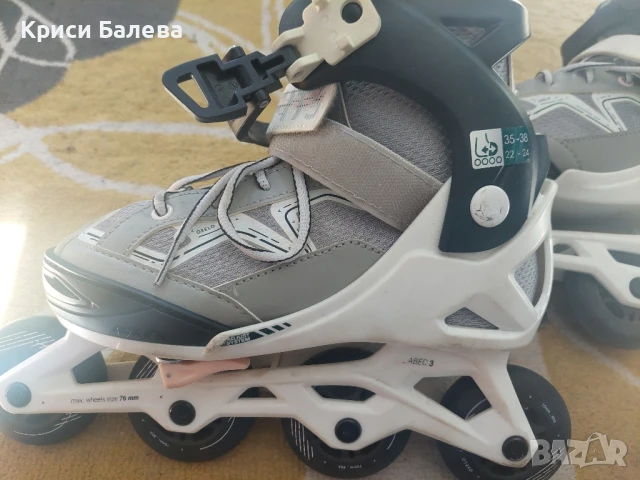 Детски Ролери Декатлон 35-38  номер, снимка 2 - Ролери, кънки - 50641762