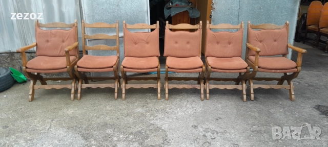 Столове- 6 бр.масив-№016, снимка 2 - Столове - 52276395