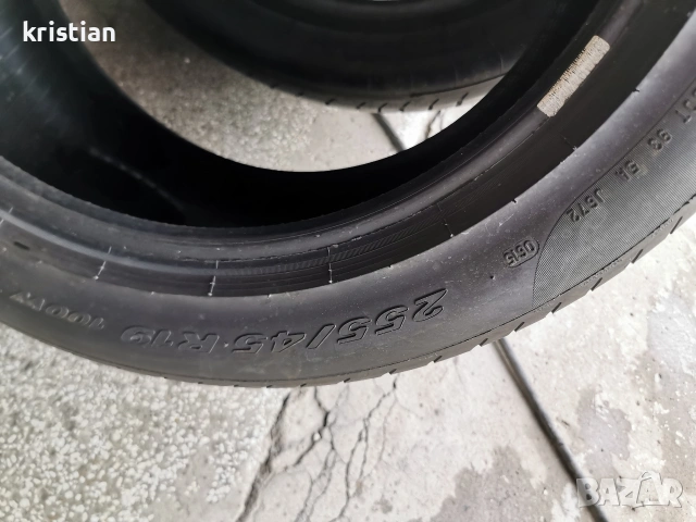 255 45 19 pirelli и continental , снимка 3 - Гуми и джанти - 54236358