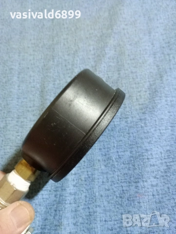 Манометър със спирателен кран комплект , снимка 10 - Други машини и части - 53650585