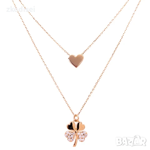 Златнo колие 2,49гр. 46,0см. 14кр. проба:585 модел:32191-2, снимка 1