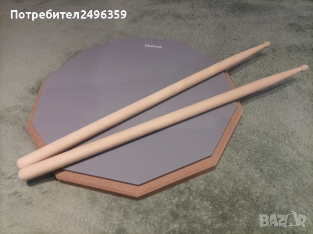 Практис пад 12" + палки за барабани, снимка 7 - Ударни инструменти - 53903702