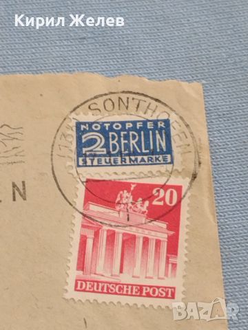 Два стари пощенски пликове с марки и печати Германия за КОЛЕКЦИЯ ДЕКОРАЦИЯ 46071, снимка 8 - Филателия - 46397677