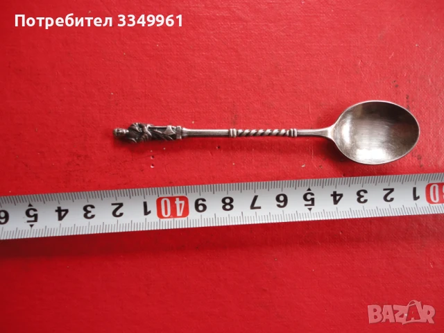 Колекционерска посребрена лъжичка 3