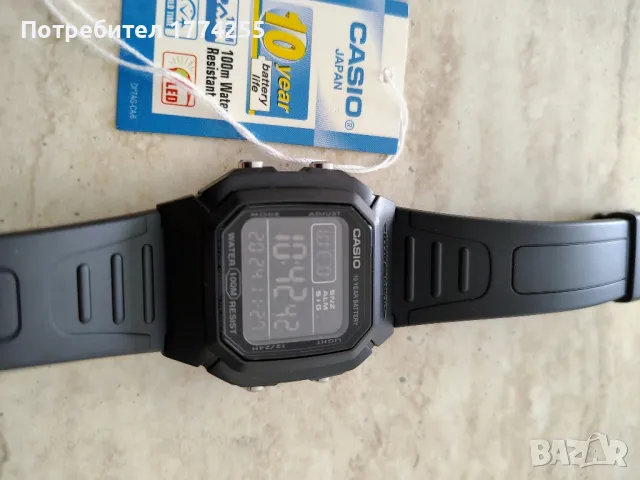 Мъжки часовник Casio W-800h-1bv, снимка 2 - Мъжки - 48123803