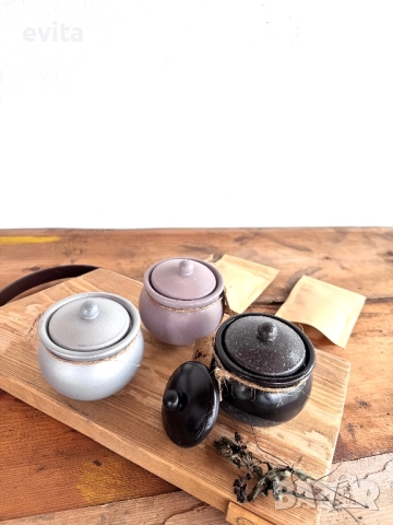 Премиум сет за подправки с дървена дъска – ръчна изработка + доставка, снимка 2 - Аксесоари за кухня - 52792640