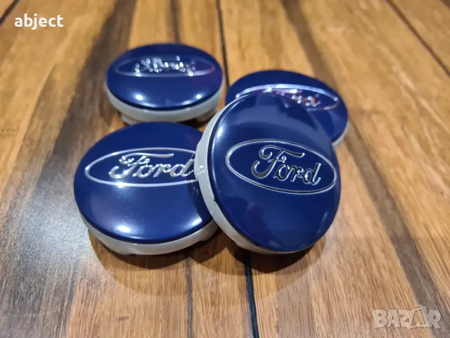 Капачки за джанти Форд 54мм и 60мм Сини, снимка 4 - Аксесоари и консумативи - 45101674