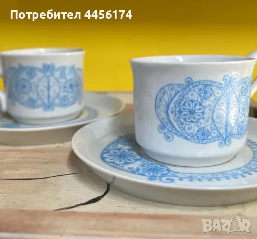 Разградски сетчета за кафенце💙 , снимка 2 - Чаши - 50200710