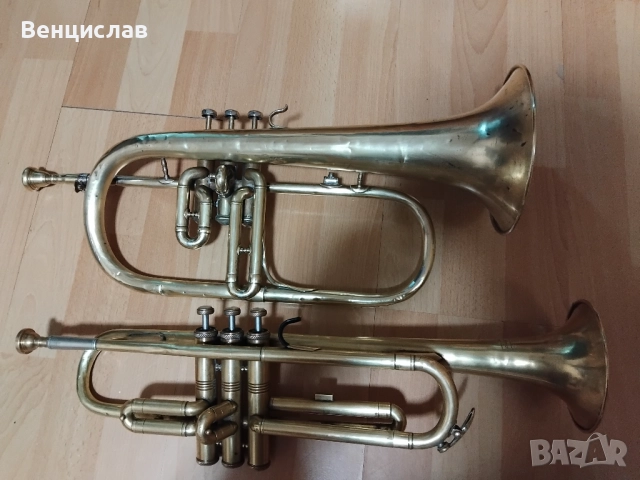 Стара флигорна , снимка 2 - Духови инструменти - 52778704