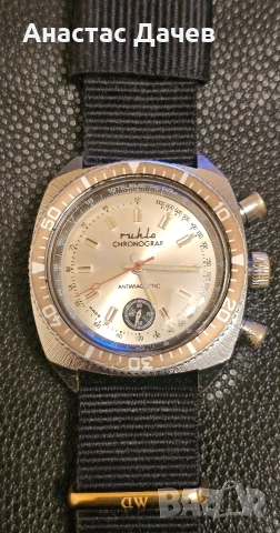Винтидж RUHLA CHRONOGRAPH , снимка 5 - Мъжки - 52775127